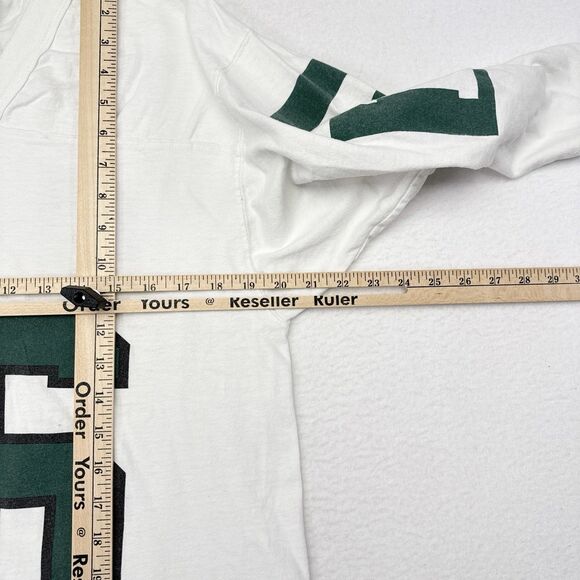 Vintage New York Jets Vinny Testaverde Jersey Shirt Size Large Pro Player Tag 90 - Picture 9 of 10